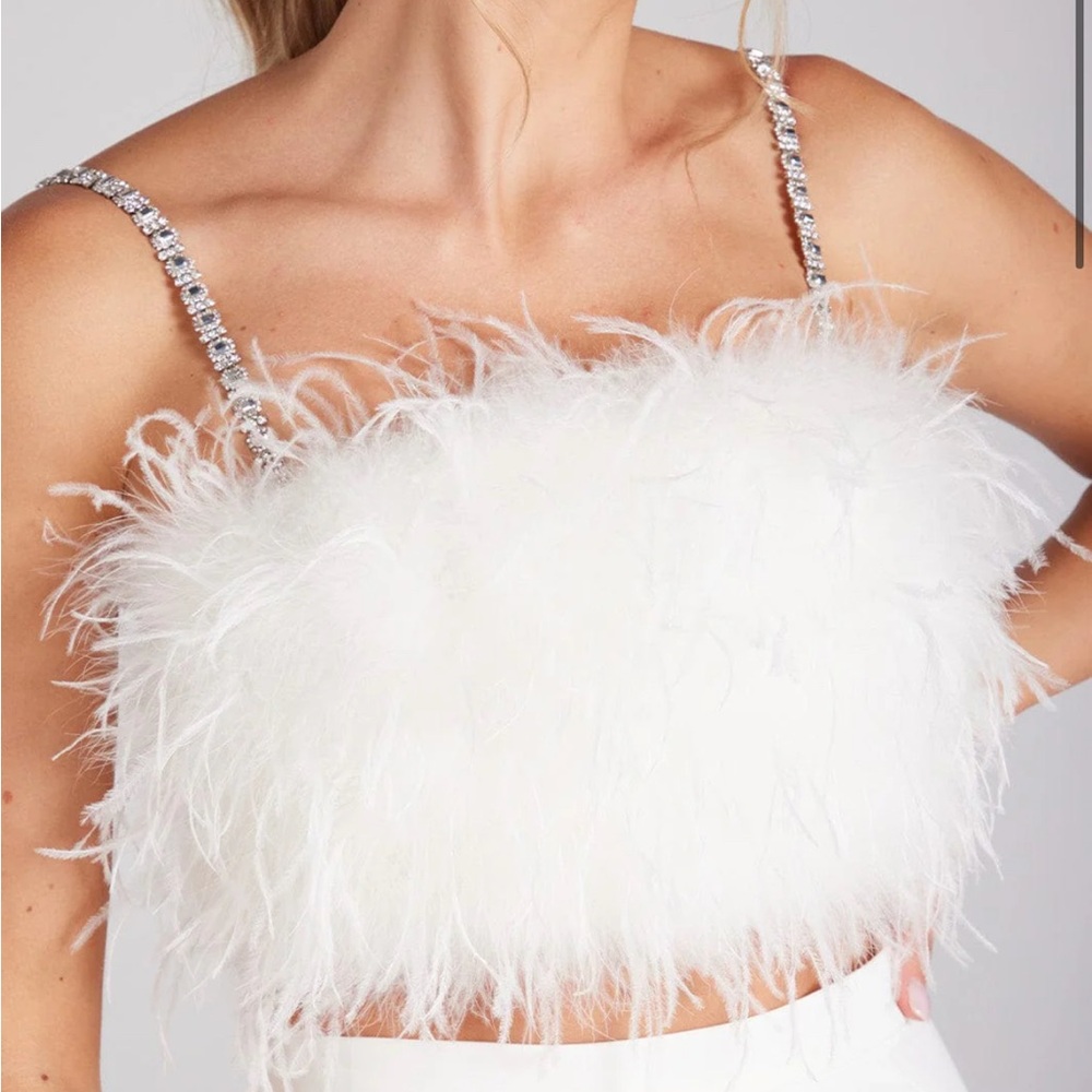NADINE MERABI White Kara Top